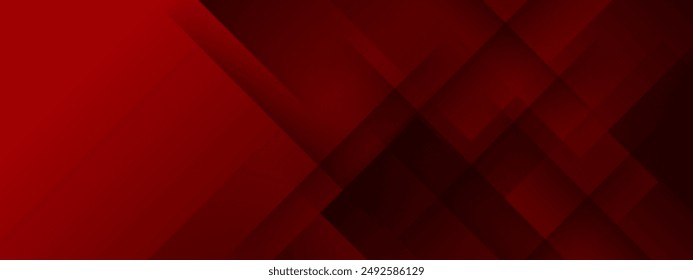 Abstract geometric red color elegant background. vector illustration