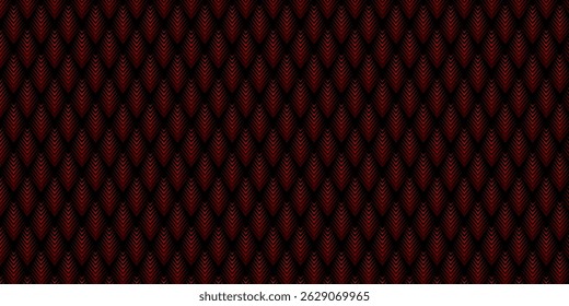 Abstract geometric red color vector background pattern without borders. Dark red background design.