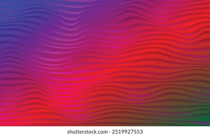 Abstract geometric red colorfull wave line background. Futuristic design. Geometric element abstract pattern.