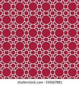 Abstract geometric red deco art ornament pattern background 