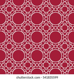 Abstract geometric red deco art ornament pattern background 