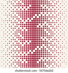 Abstract geometric red deco art halftone circle pattern