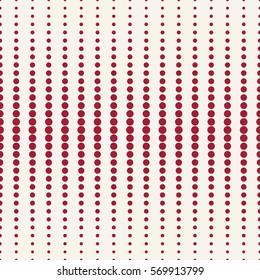 Abstract geometric red deco art halftone circle pattern