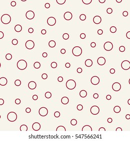 abstract geometric red deco vector bubbles pattern