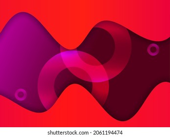 Abstract geometric red elegant modern pattern colorful background vector