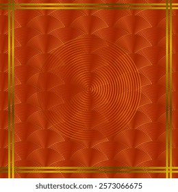 Abstract geometric red gold.chinese lunar blank background