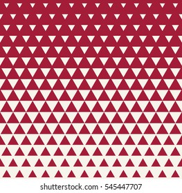 Abstract geometric red graphic design print triangle halftone pattern