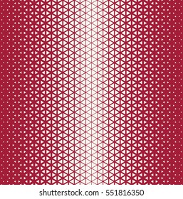 Abstract geometric red graphic design triangle halftone pattern