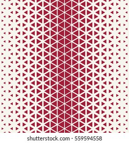 Abstract geometric red graphic design triangle halftone pattern