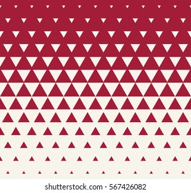 Abstract geometric red graphic design print triangle halftone pattern