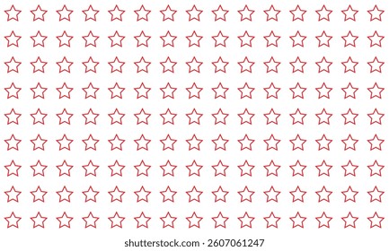 abstract geometric red outline star pattern can be used background, banner, poster.