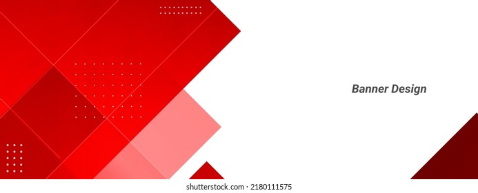 Abstract geometric red pattern modern decorative design background vector