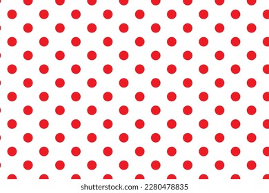 abstract geometric red polka dot pattern vector design.