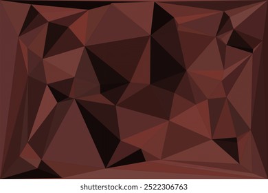 Fundo polígono vermelho geométrico abstrato com formas triangulares afiadas e tons variados de vermelho, laranja e carmesim, criando uma textura angular vibrante.