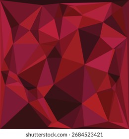 Abstract geometric red polygonal background