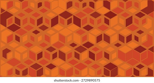Abstract geometric red polygonal background featuring sharp triangular shapes and varying shades of red, orange, and crimson creating a vibrant, angular texture.