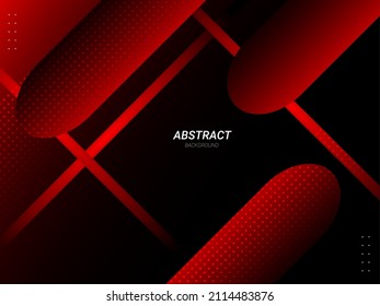 Abstract geometric red presentation dynamic design background 