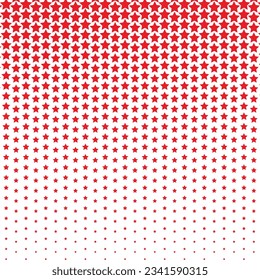 abstract geometric red star halftone pattern perfect for background, wallpaper