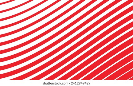 abstract geometric red thin to thick line pattern.