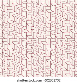 abstract geometric red trippy cubes 3d illusion pattern background