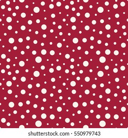abstract geometric red vector print dots pattern