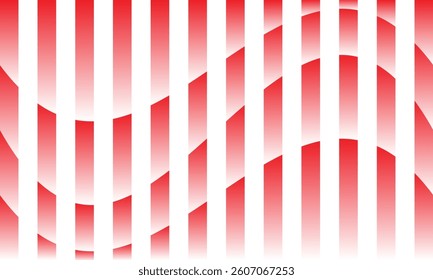 abstract geometric red white gradient wavy line pattern art can be used background, banner, poster.