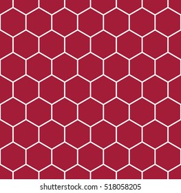 Abstract geometric red and white graphic design deco pattern