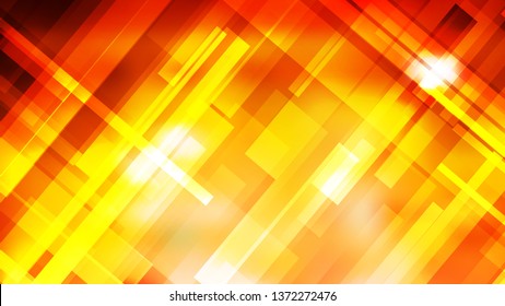 Abstract Geometric Red and Yellow Background