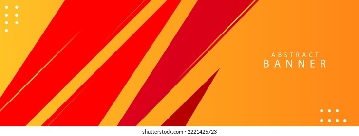 Abstract geometric red and yellow design dynamic graphic color background