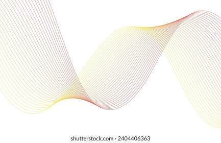 fondo ondulado geométrico abstracto de gradiente amarillo rojo.
