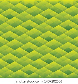 Abstract geometric Reflective Green color background, vector illustration