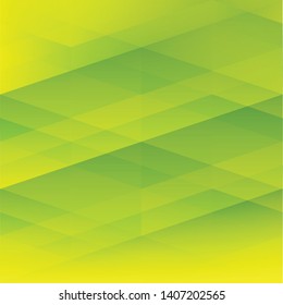 Abstract geometric reflective green color background, vector illustration