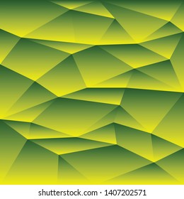 Abstract geometric Reflective Green color background, vector illustration