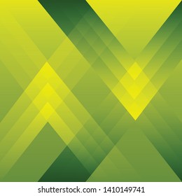 Abstract geometric reflective green color background, vector illustration