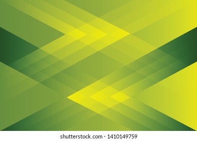 Abstract geometric reflective green color background, vector illustration
