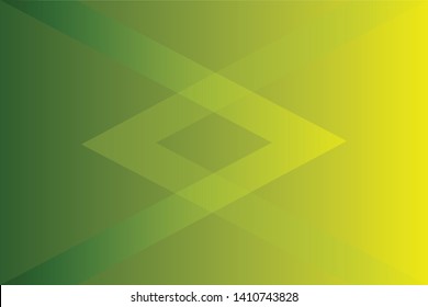 Abstract geometric reflective green color background, vector illustration