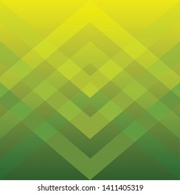 Abstract geometric reflective green color background, vector illustration