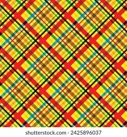 abstract geometric repeatable coloring plaid line pattern.