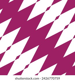 abstract geometric repeatable maroon diagonal rhombus pattern.