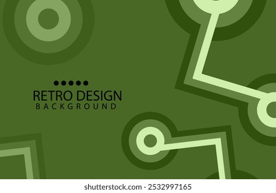 Abstract  geometric retro background with diagonal lines and shapes. Vector illustration