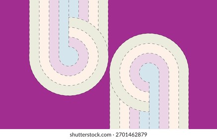 Abstrakter geometrischer Retro-Hintergrund mit Linien und Design-Elementen. Retro-Design perfekt für Banner und Poster-Design