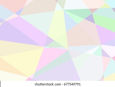 Abstract geometric retro pattern. Multicolor polygonal background