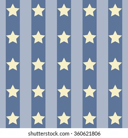 Abstract geometric retro polka star background. 