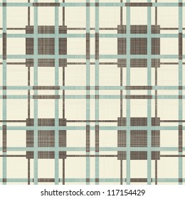 abstract geometric retro seamless blue, brown and grey background