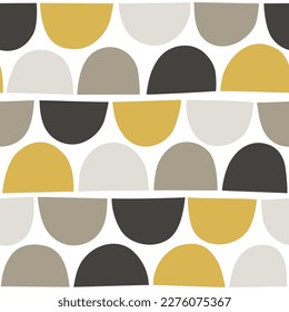 Abstract geometric retro seamless pattern