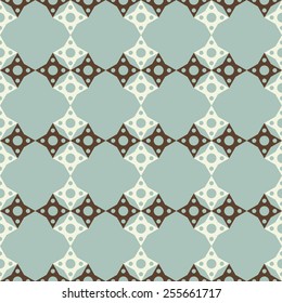Abstract geometric retro seamless pattern. Repeating background texture. Cloth design. Wallpaper, wrapping 