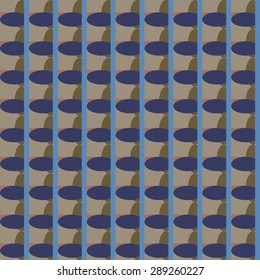 Abstract geometric retro seamless tile. Retro wallpaper texture. Vintage pattern for design uses, web and printed media. Colorful wrapping paper.