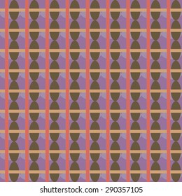 Abstract geometric retro seamless tile. Retro wallpaper texture. Vintage pattern for design uses, web and printed media. Colorful wrapping paper.