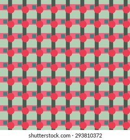 Abstract geometric retro seamless tile. Retro wallpaper texture. Vintage pattern for design uses, web and printed media. Colorful wrapping paper.