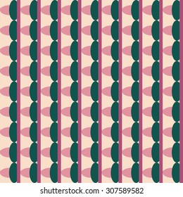 Abstract geometric retro seamless tile. Retro wallpaper texture. Vintage pattern for design uses, web and printed media. Colorful wrapping paper.